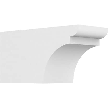 Ekena Millwork Standard Yorktown Architectural Grade PVC Rafter Tail, 5"W X 6"H X 12"L RFTP05X06X12YOR
